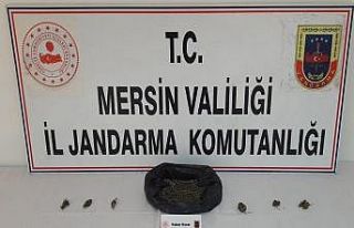 Tutuklanmadan uyuşturucuyu toprağa gömmüş