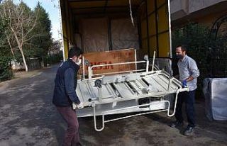 Tuzla’da bakıma muhtaç hastalara hasta yatağı...