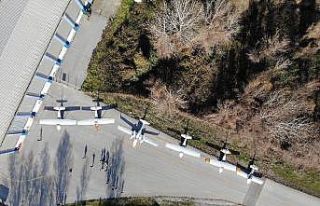 Uçmayı Samsun’da öğreniyorlar