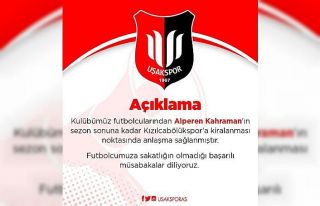 Uşakspor, Alperen Kahraman’ı Kızılcabölükspor’a...