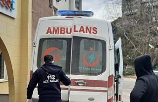 Üzerine alçıpan düşen işçi yaralandı