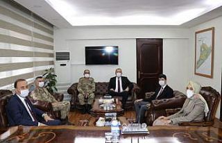Vali Erin’den Bölge Komutanı Tümgeneral Güney’e...
