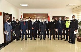 Vali Işık’tan emniyet personeline başarı belgesi