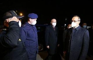 Vali Yavuz’dan görev başındaki ekiplere ziyaret