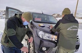 Van’da sokağa çıkma kısıtlamasında ava giderken...