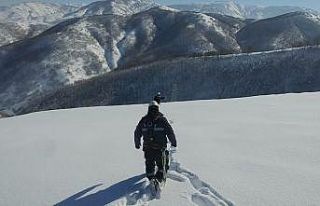 VEDAŞ ekipleri karlı tepeleri kar motoru ve paletli...