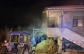 Yangını söndürmeye çalışanlar dumandan etkilendi