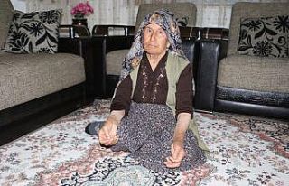 Yaşlı kadına kabusu yaşattılar