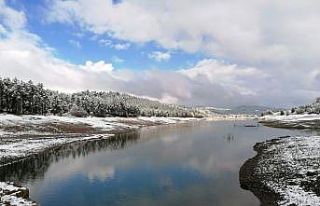 Yenice beyaza büründü