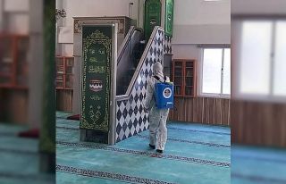 Yenişehir’de ibadethaneler ve ASM’ler dezenfekte...