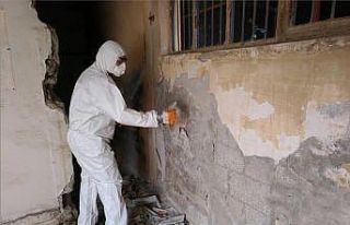 Yenişehir’de yıkılacak binalarda asbest kontrolü...