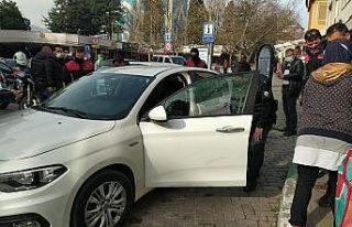 Yeşil Türbe önünde dehşet anları kamerada...Böyle...