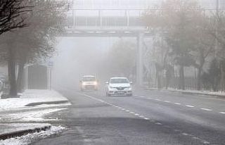 Yozgat’ta sis etkili oldu