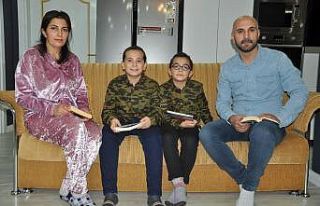 Yüksekovalı aile pandemiyi fırsata çevirerek çocuklarıyla...