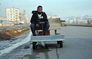 Yüksekovalı kardeşler hurda malzemeden elektrikli...