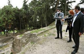 Yumuktepe’de çevre düzenleme ve arkeopark projesi...