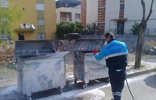 Yunusemre’de dezenfekte çalışmaları sürüyor