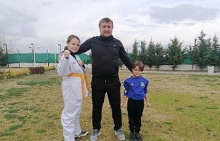 Yunusemreli kardeşlerin spor sevgisi