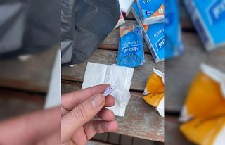 Zabıta ekiplerinin yakaladığı dilencinin üzerinden...