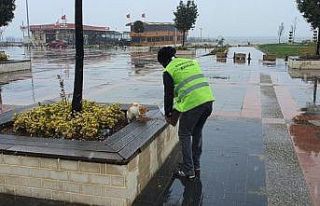 Zabıta yaptığı hareketle iç ısıttı