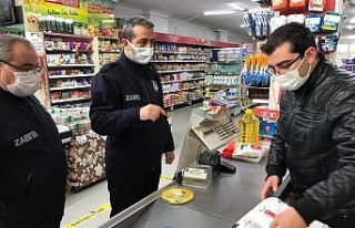 Zabıtadan etiket denetimi