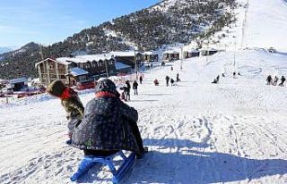 Zigana kayak merkezinde tatil bereketi