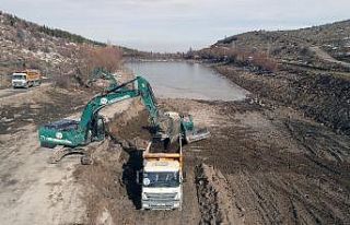 Zincidere Göleti’nde çalışmalar devam ediyor