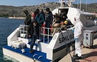 12 göçmen kurtarıldı