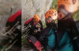 130 metrede 1 hafta mahsur kalan keçi için nefes...