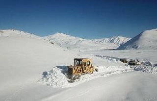 1 aydır kapalı yayla yolu açıldı