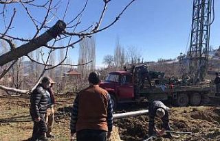 287 nüfuslu köy için su arama çalışmaları başlatıldı