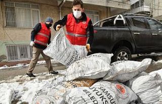 2 ayda 750 aileye kömür yardımı