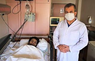 2 ton kalıbın altında kaldı ölmedi hayata tutundu