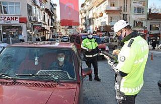 30 araç trafikten men edildi