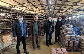 50 yıl sonra çömlek atölyesi üretime başladı