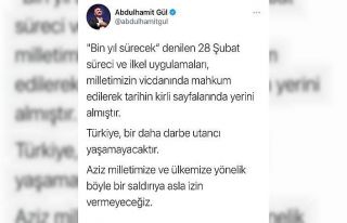 Adalet Bakanı Gül: "Türkiye, bir daha darbe...