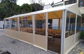 ADH’de Kovid-19 hastaları için bekleme alanı...