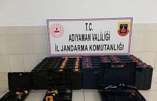 Adıyaman’da faturasız 30 adet matkap ele geçirildi