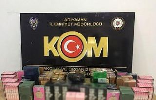 Adıyaman’da sahte parfüm ele geçirildi