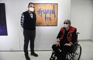 Ahmet Yeşil sergisi, yüzlerce ziyaretçiyi ağırladı