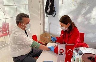 AK Parti Çorlu İlçe Teşkilatı’ndan kan bağışı