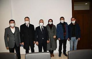 Ak Parti Grup Başkanvekili Turan Çan teşkilatı...