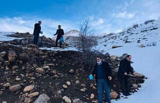 AK Parti heyetinden yaban hayatı için doğaya yem