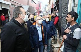 AK Partili heyet sel mağdurları için sahada