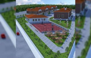 Aksaray’da Sevgi Evleri Projesinde inşaat çalışmaları...