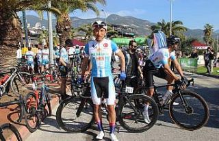 Alanya’da 16 ülkeden 170 sporcu pedal çevirdi