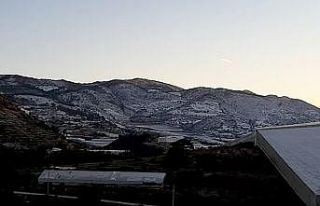 Alanya’nın kırsalı beyaza büründü
