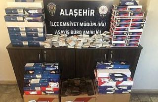 Alaşehir’de kaçak tütün operasyonu