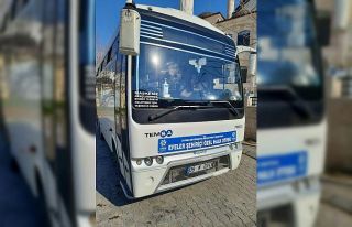 ALES sınavı için Özel Şehiriçi Halk otobüsleri...