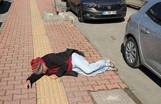 Alkollü adam ekipleri harekete geçirdi